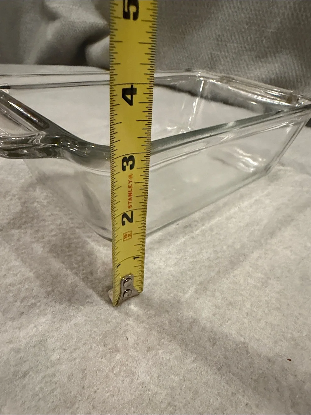 Anchor Hocking Clear Glass Large Loaf Pan with Side Handles